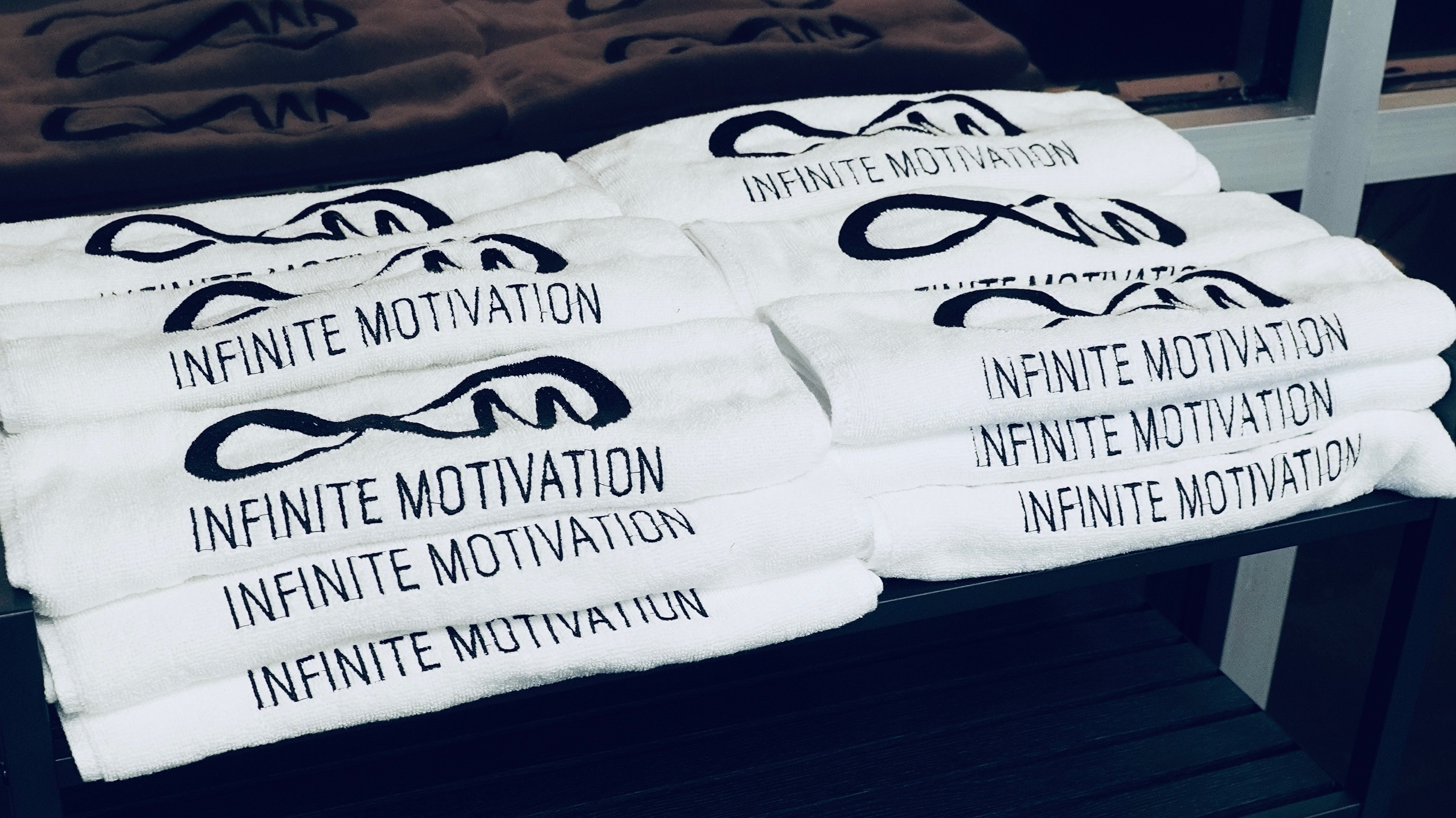 Infinite Motivation branded merchandise display